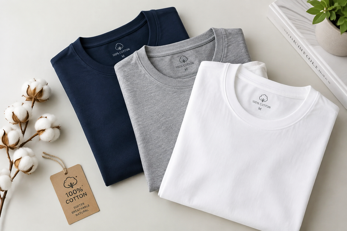 Why 100% Cotton T-Shirts Are Perfect for Men at Maxgrapesy