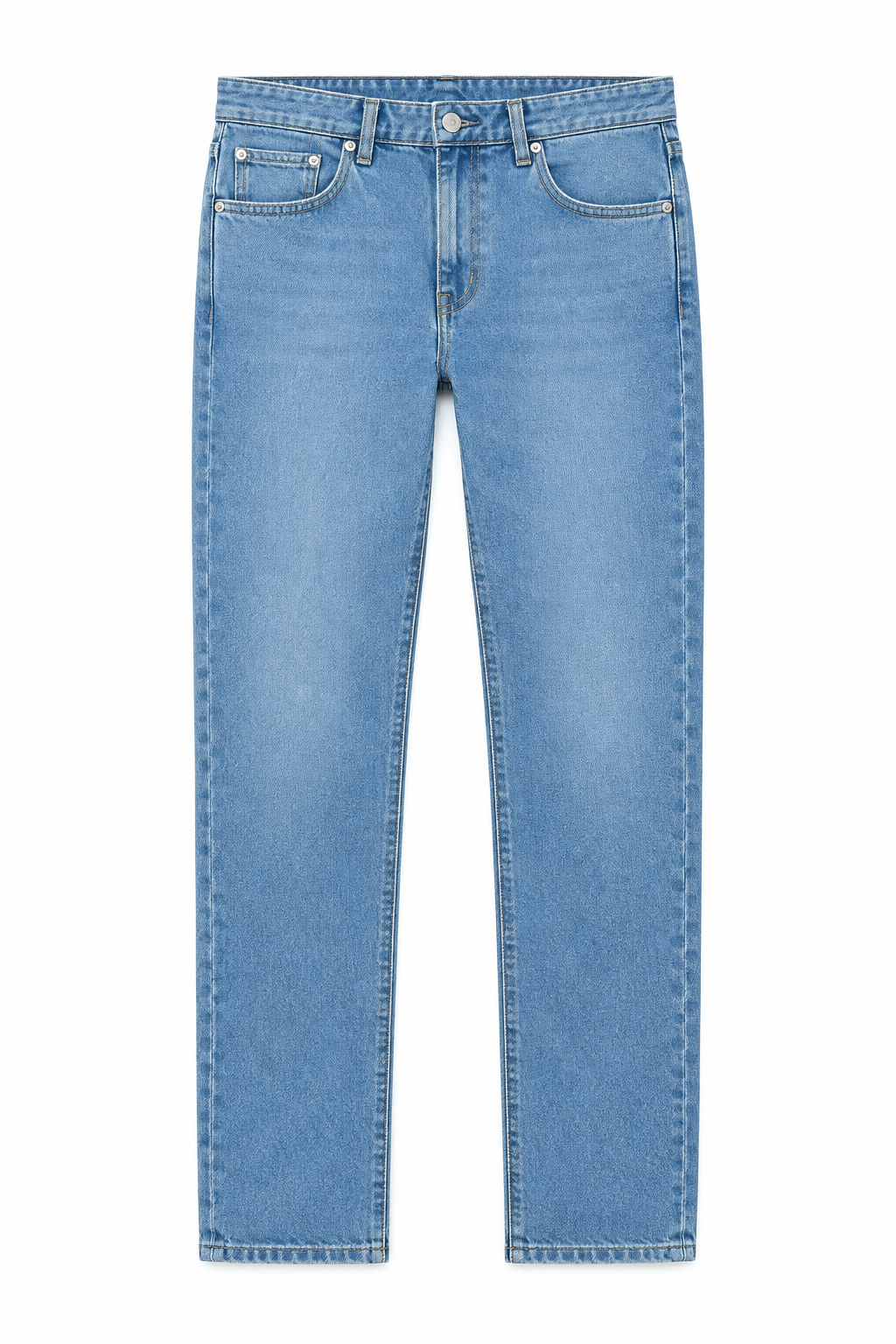Men's Baggy Loose-Fit | Denim Jeans Pent | Sky Blue Denim Comfort | Maxgrapesy's Choice