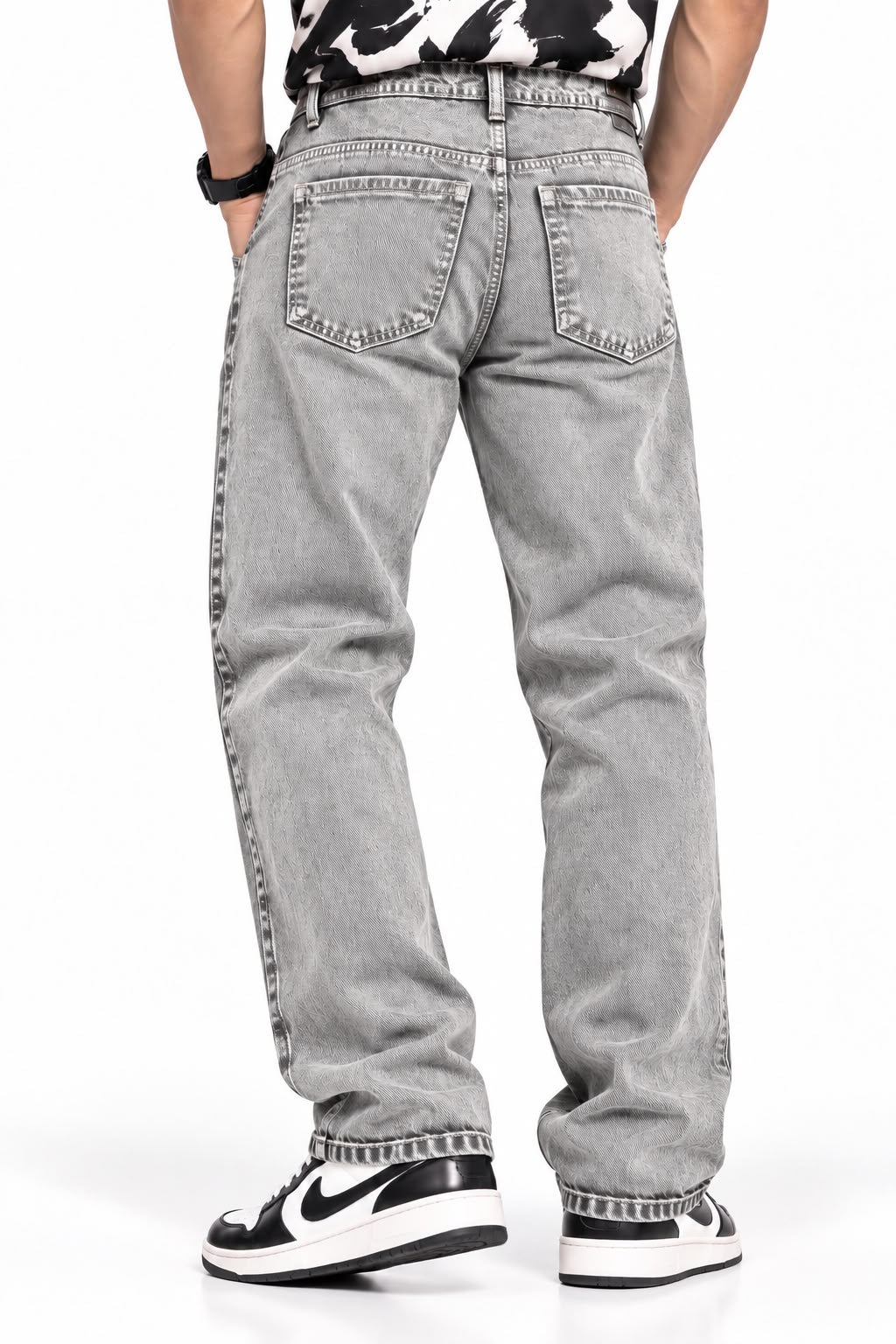 Maxgrapesy Washed Relaxed Fit Denim Premium Jeans For Mens