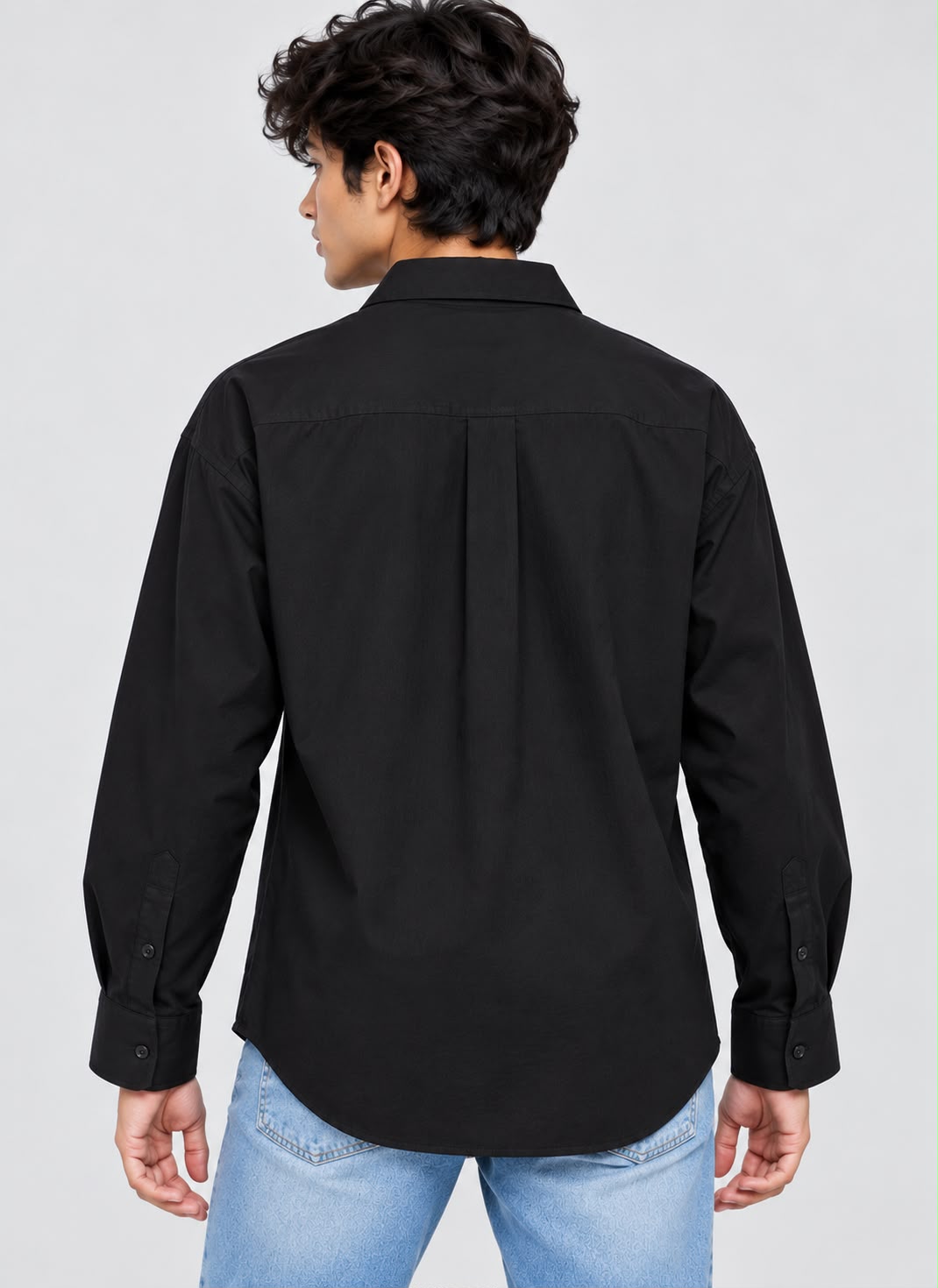 Maxgrapesy Men's Amazing Quality Shirt Perfect casual Black Colour