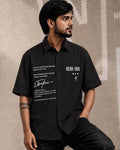 Newa 1990 Prnted Oversize Half Slave Shirt For Men. Comfortable Shirts