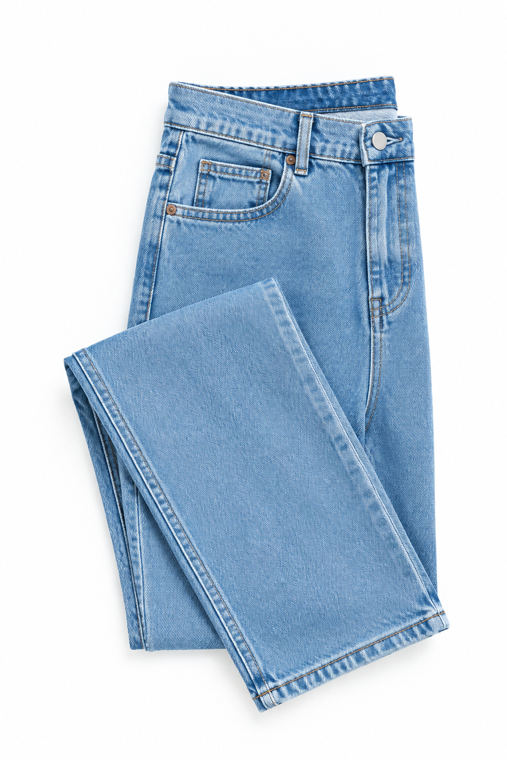 Men's Baggy Loose-Fit | Denim Jeans Pent | Sky Blue Denim Comfort | Maxgrapesy's Choice